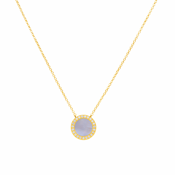 Shell Necklace Myra, 18K Gold Plated