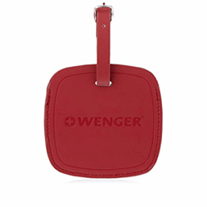Wenger Jumbo Luggage Tag, Red