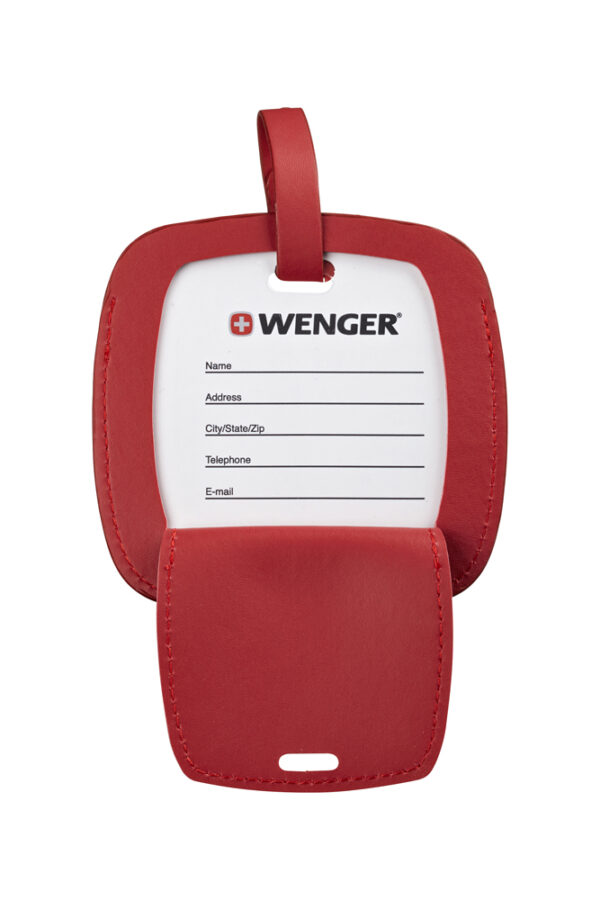 Wenger Jumbo Luggage Tag, Red