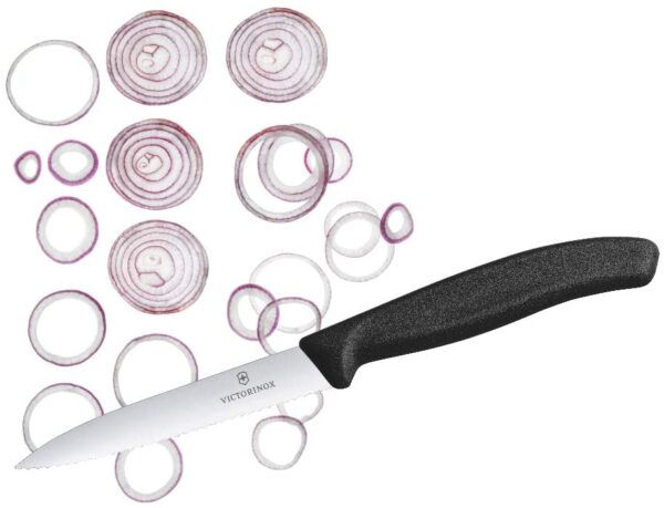 Swiss Classic Paring Knife Pointed Tip, Black 6.7733