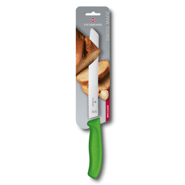 Swiss Classic Bread Knife, Green 6.8636.21L4B