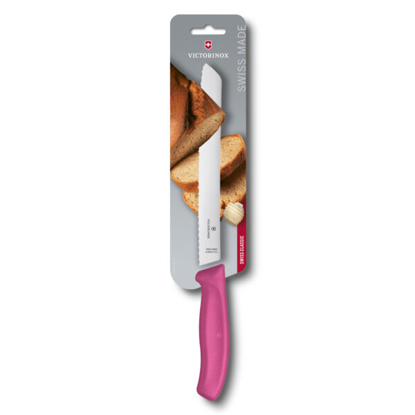 Swiss Classic Bread Knife, Pink 6.8636.21L5B