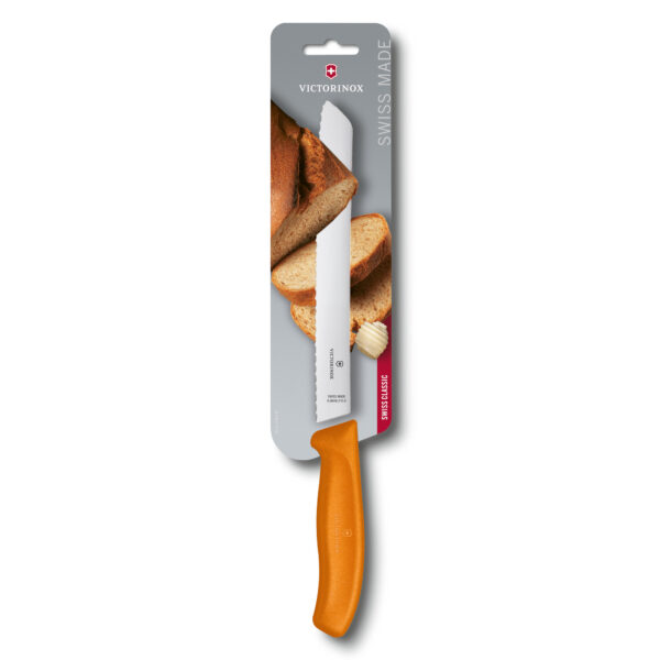 Swiss Classic Bread Knife, Orange 6.8636.21L9B