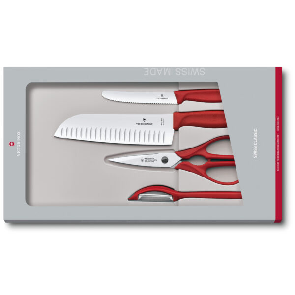 Swiss Classic 4pc Kitchen Set, Red 6.7131.4G