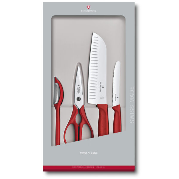 Swiss Classic 4pc Kitchen Set, Red 6.7131.4G