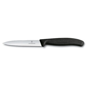 Swiss Classic Paring Knife Pointed Tip, Black 6.7733