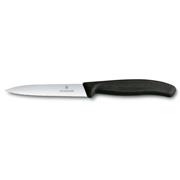 Swiss Classic Paring Knife Pointed Tip, Black 6.7733