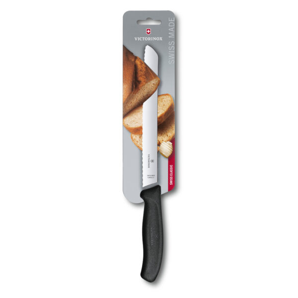 Swiss Classic Bread Knife, Black 6.8633.21B