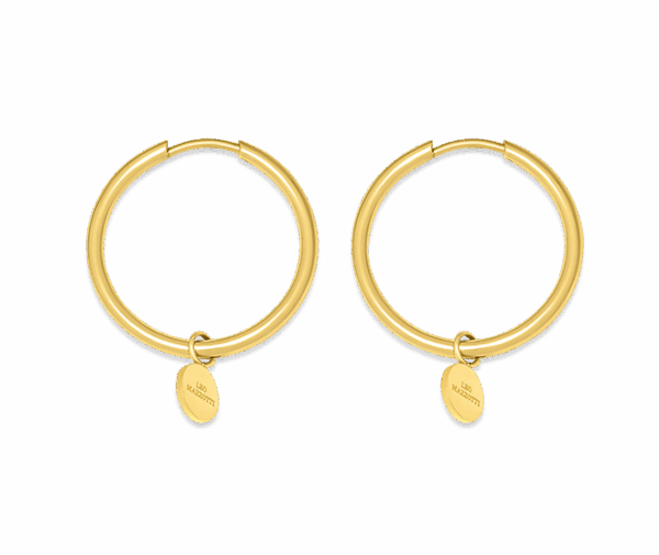 Iconic Muse Earrings, 18k Gold Plated