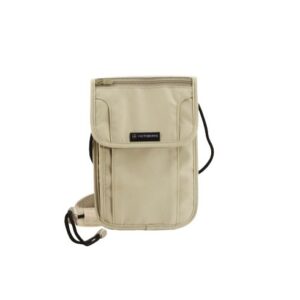 Travel Accessories 4.0 Deluxe Concealed Security Pouch with RFID Protection, Nude