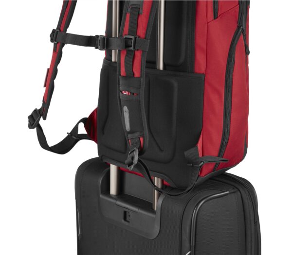 Almont Original, Vertical-Zip Laptop backpack, Red