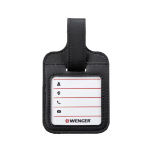 Wenger Vinyl Luggage Tag, Black