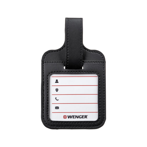 Wenger Vinyl Luggage Tag, Black