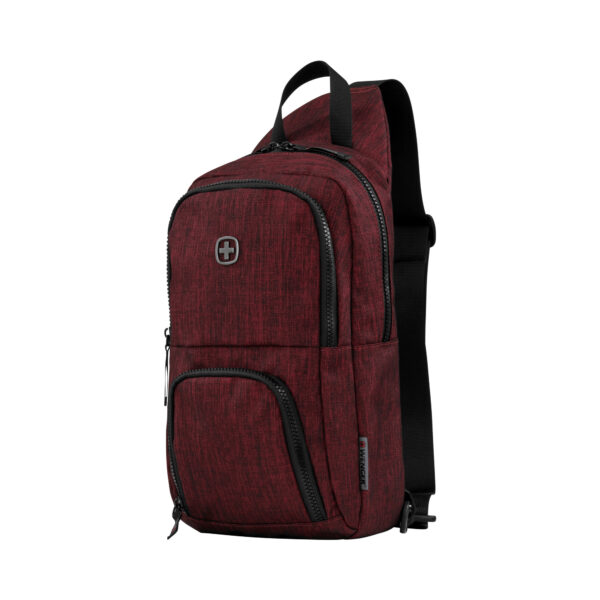 Wenger Console Crossbody Bag, Burgundy Heather