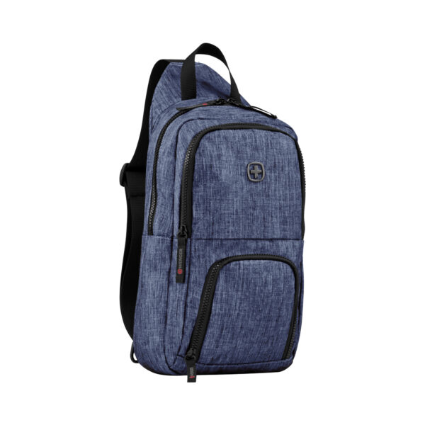 Wenger Console Crossbody Bag, Blue Heather