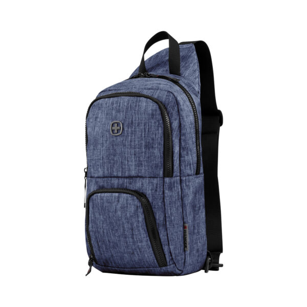 Wenger Console Crossbody Bag, Blue Heather
