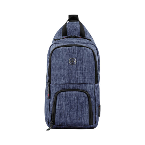 Wenger Console Crossbody Bag, Blue Heather