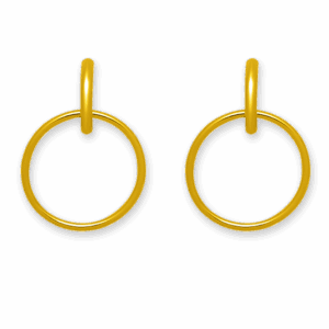 Unity Loyal Earrings, 18k Gold Plated