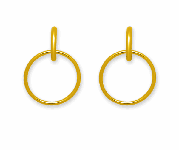 Unity Loyal Earrings, 18k Gold Plated