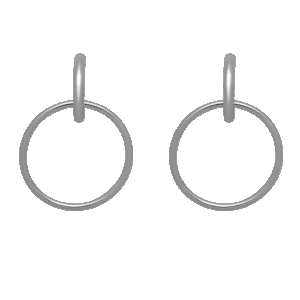 Unity Loyal Earrings, Silver