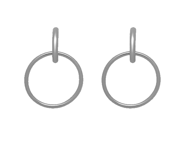 Unity Loyal Earrings, Silver