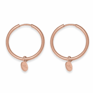 Iconic Muse Earrings, 18k Rose Gold Plated