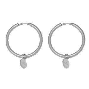 Iconic Muse Earrings, Silver