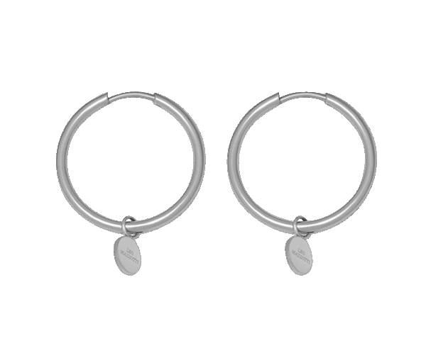 Iconic Muse Earrings, Silver