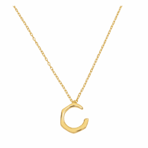 Simplicity Necklace Luna, 18k Gold Plated