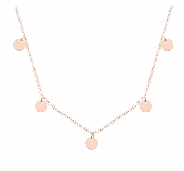 Iconic Iris Necklace, 18k Rose Gold Plated