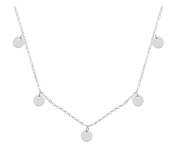 Iconic Iris Necklace, Silver