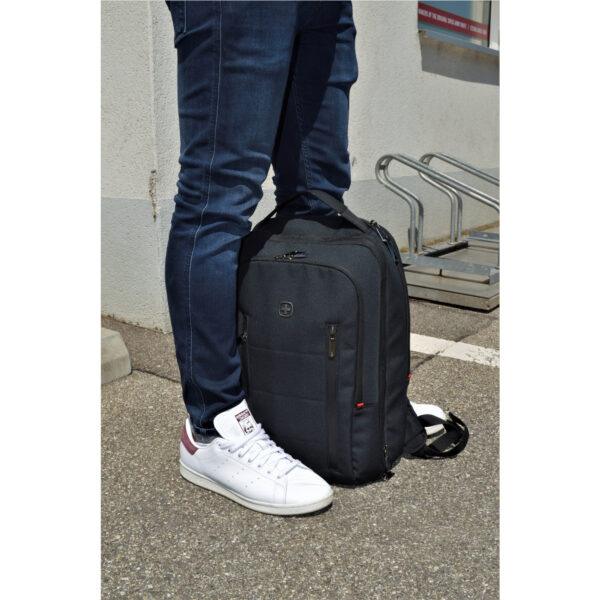 Wenger MOD City Traveller Carry-On 16" Backpack, Black