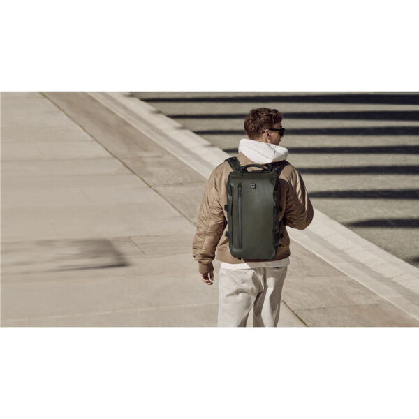 Vx Touring 17''Laptop Backpack, Deep Forest Coated