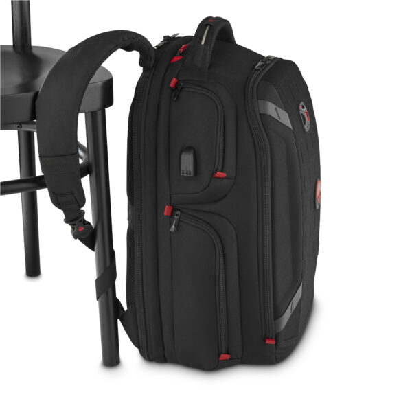 Wenger Tech PlayerOne 17.3" Gaming Laptop Backpack, Black
