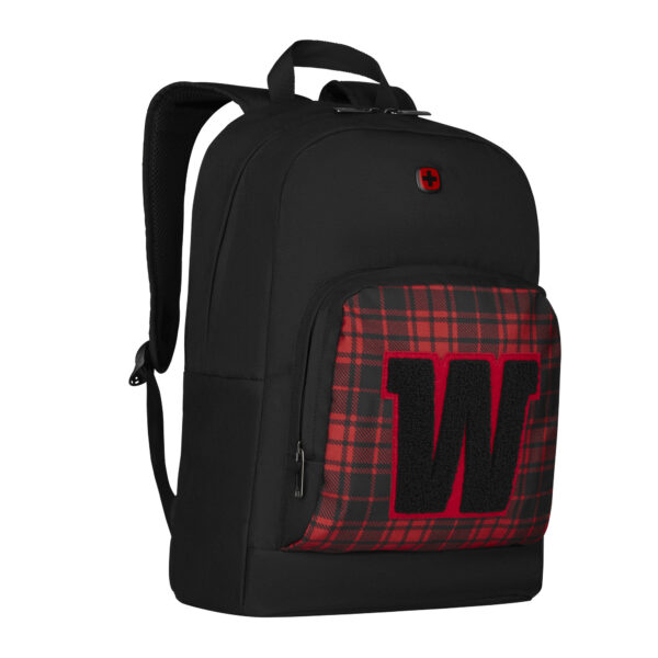 Wenger BTS 2021 Crango 16" Laptop Backpack, Black/Red Plaid