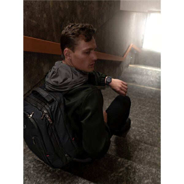 Wenger MOD City Traveller Carry-On 16" Backpack, Black
