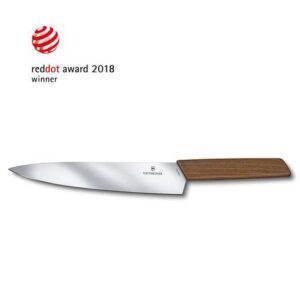 Swiss Modern Carving Knife, Walnut Wood 6.9010.22G