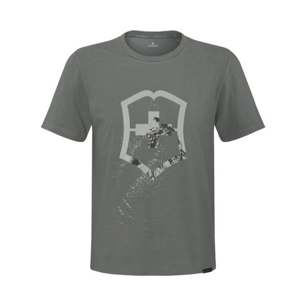 Victorinox Brand Collection, Mountain Graphic Tee, Grey