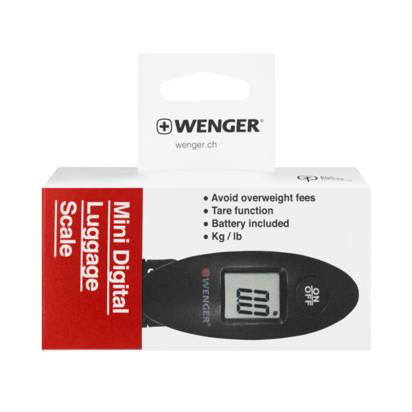 Wenger Mini Digital Luggage Scale, Black