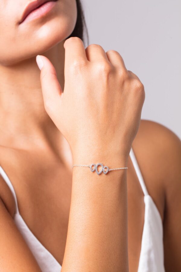 Rainfall Romie Bracelet, Silver
