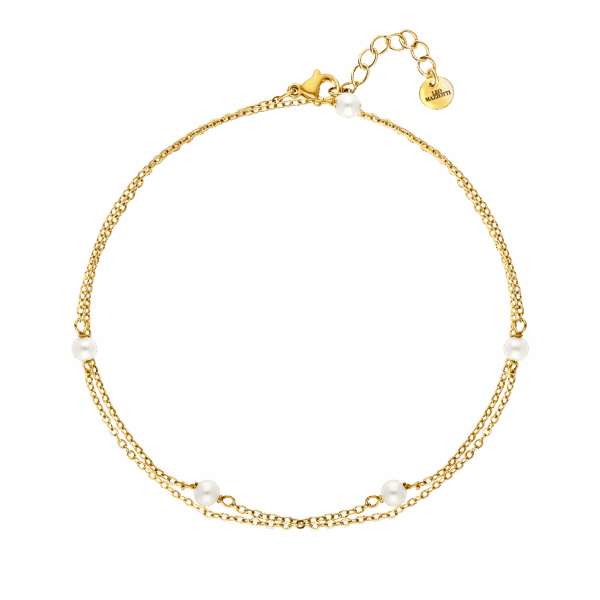 Pearl Elea Bracelet, 18k Gold Plated
