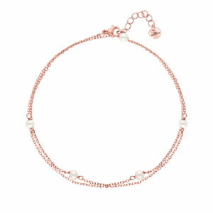 Pearl Elea Bracelet, 18k Rose Gold Plated