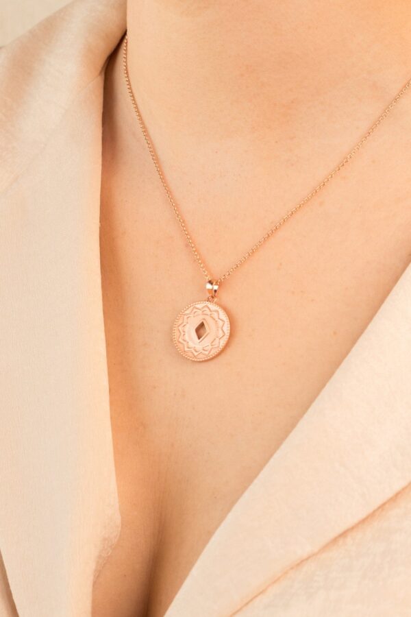 Joy Kalista Necklace, 18k Rose Gold Plated
