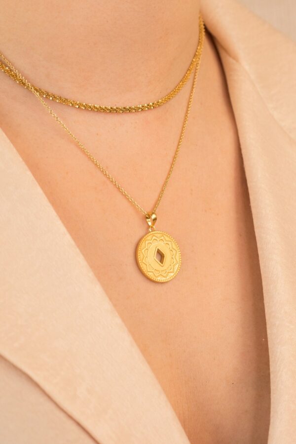 Joy Kalista Necklace, 18k Gold Plated