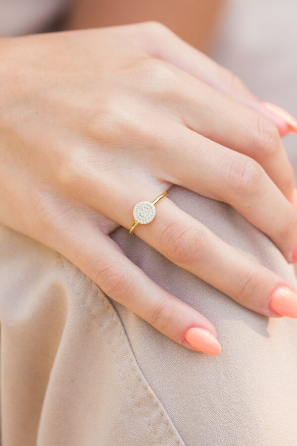Lizi Ring, 18k Gold Plated