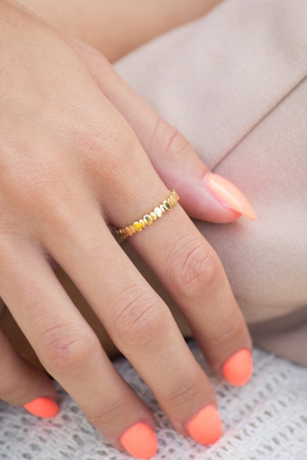 Nyla Ring, 18k Gold Plated