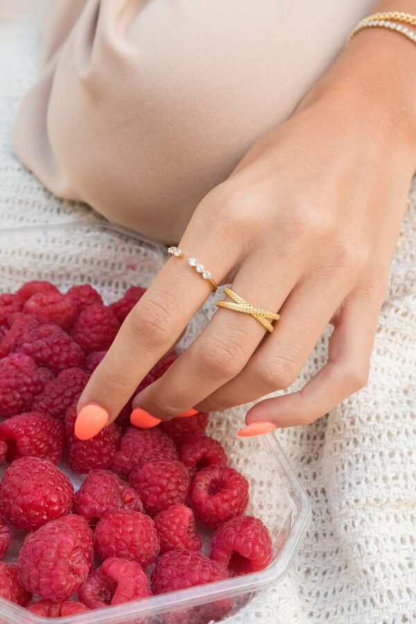 Maddy Ring, 18k Gold Plated