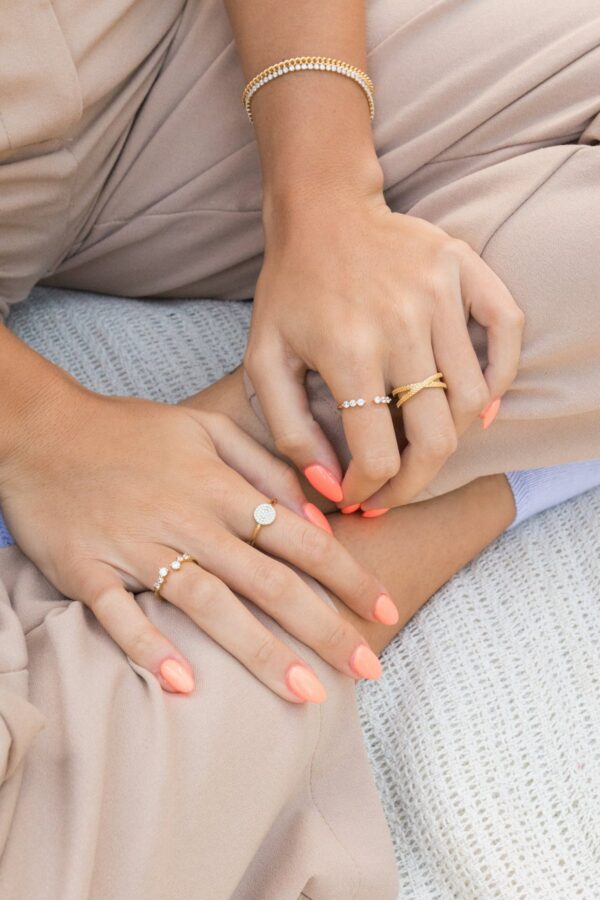 Maddy Ring, 18k Gold Plated