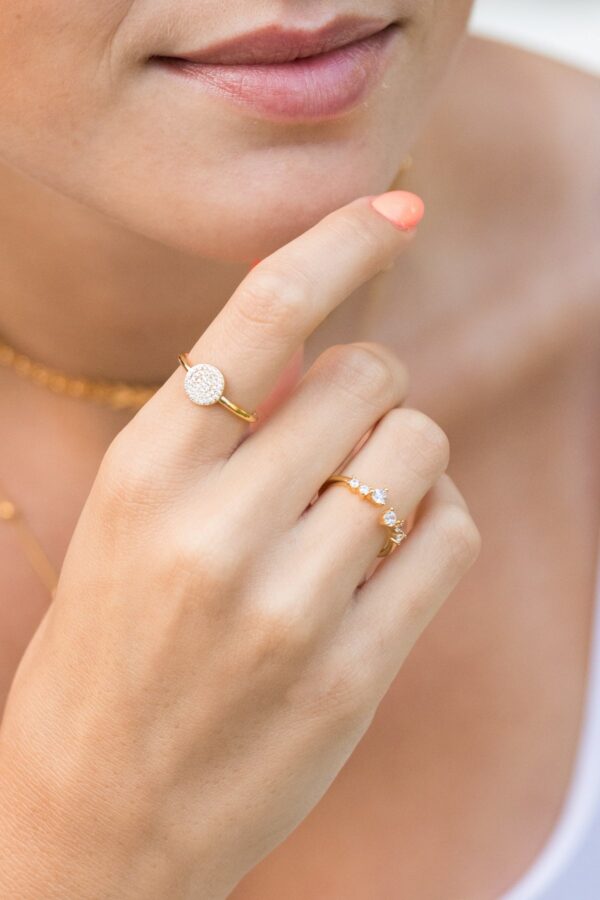 Lizi Ring, 18k Gold Plated