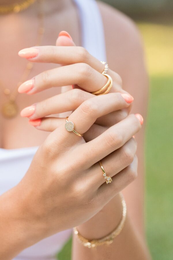 Lizi Ring, 18k Gold Plated